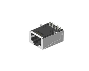 RJ45万兆10G超薄24.1MM网口插座