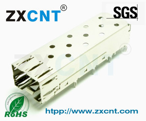 SFP光纤1X1 压接式笼子