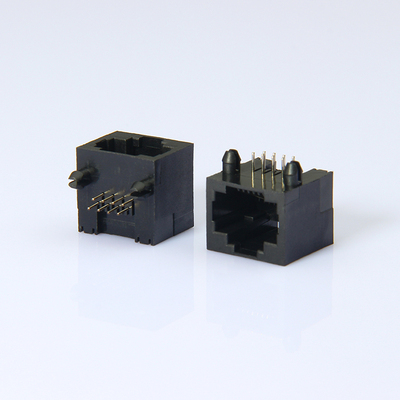 RJ45单口 卧式反口8P8C插座