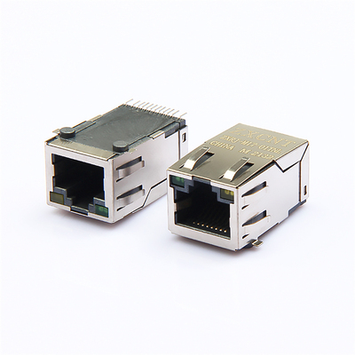 RJ45百兆 带灯SMT贴片式