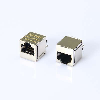 RJ45百兆立式无灯带POE网口   