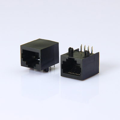 RJ45卧式 无灯短体网口插座