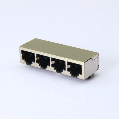 RJ45集成千兆 四口无灯网络插座