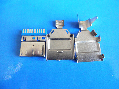 USB3.0蓝胶焊线三件式