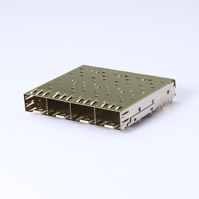 SFP光纤1X4 压接式笼子