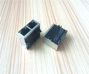RJ45 industrial 1X2 connector 1000M  interface