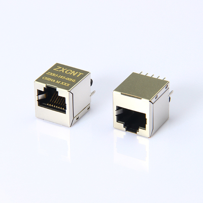 集成RJ45百兆 立式无灯网口插座