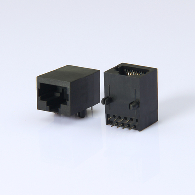 RJ45卧式8P8C长体网口连接器