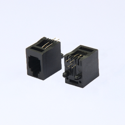 RJ11接口 全塑4P4C 180度插座