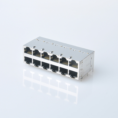 RJ45千兆 2X6无灯带POE插座