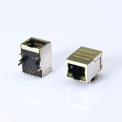RJ45集成百兆 带灯网络插座