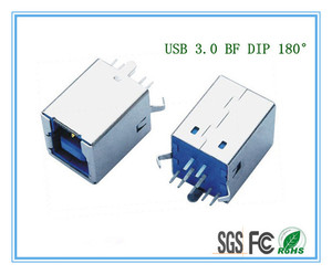 USB3.0 BF连接器 180度母座