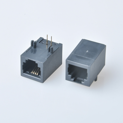 RJ11卧式 6P4C长体插座