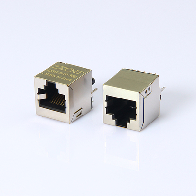 RJ45立式10P10C 网口连接器