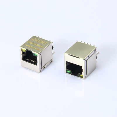 RJ45百兆带灯 8P8C接口插座