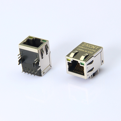 RJ45集成千兆 反口带灯插座