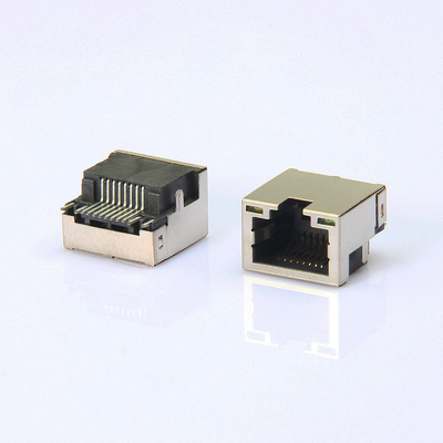 沉板SMT RJ45带灯网口插座