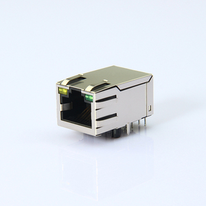 百兆反口RJ45网口连接器25.4MM