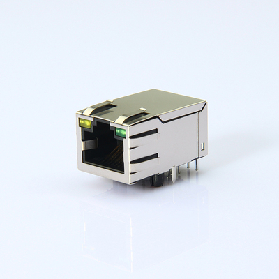 百兆反口RJ45网口连接器25.4MM