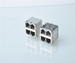 RJ45 1G Jack With transforme 2x2 connector