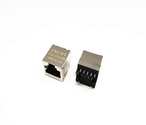 RJ45 Jack 10P10C Vertical   No Magnetics