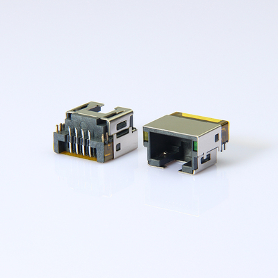 RJ45沉板 带灯高度4.8MM网口