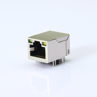 RJ45反口 百兆带灯网口插座