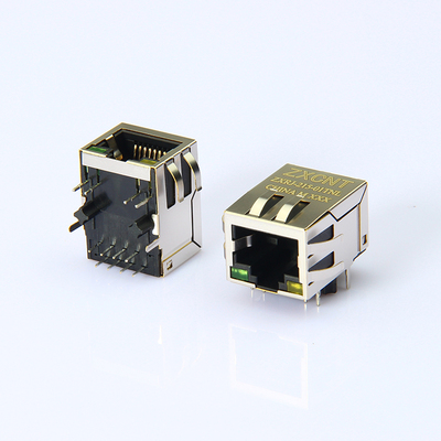 RJ45集成千兆 带灯带弹网络插座