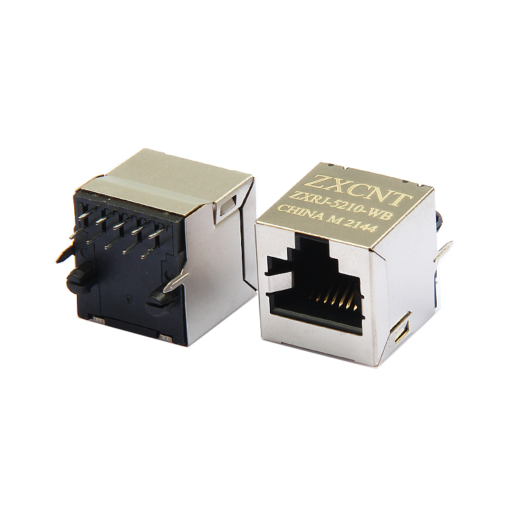 RJ45立式10P10C 网口连接器 - 深圳市朱讯电子有限公司