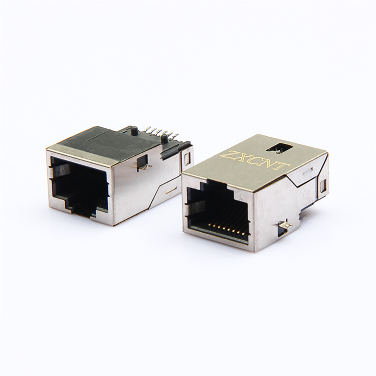 RJ45 百兆SMT 无灯超薄网口 - 深圳市朱讯电子有限公司
